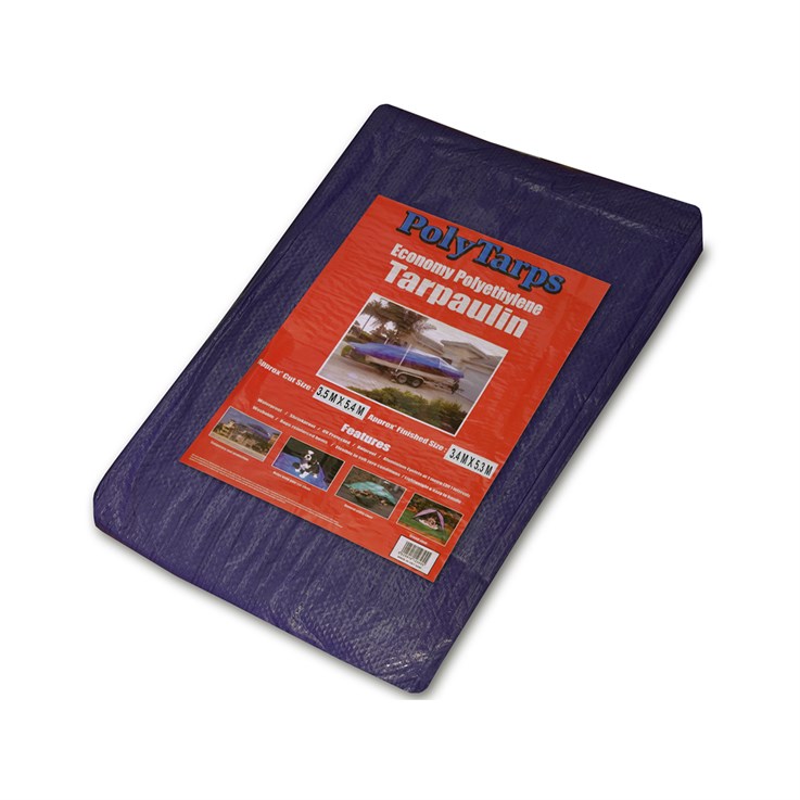 Tarpaulin 3.5mtr x 5.4mtr Blue T4